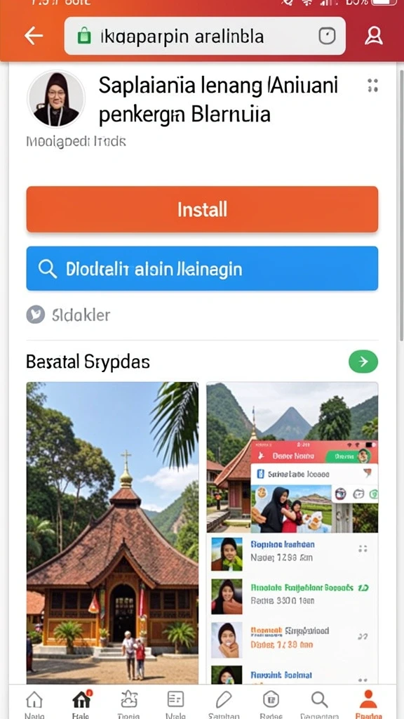 apinaga - Tangkapan layar menampilkan petualangan seru pemain.