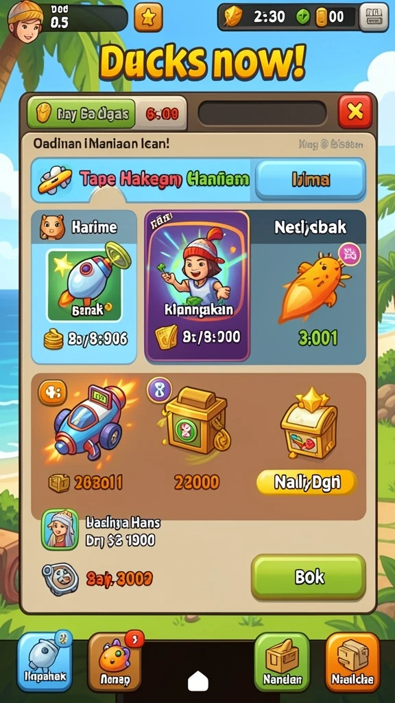 bento123 - Karakter unik dengan kemampuan masing-masing.