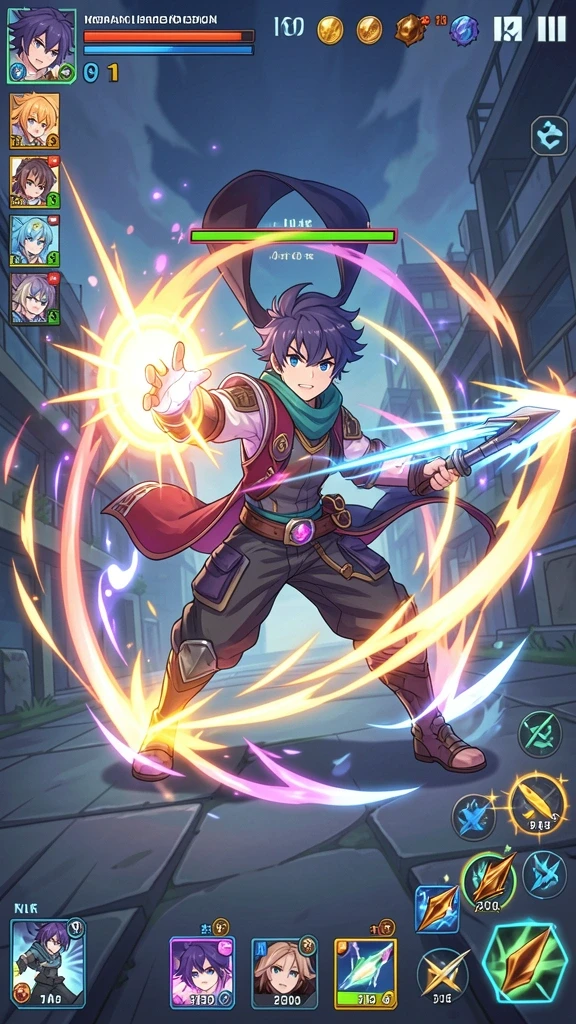 monte77 - Screenshot menunjukkan momen seru dalam mode multiplayer.
